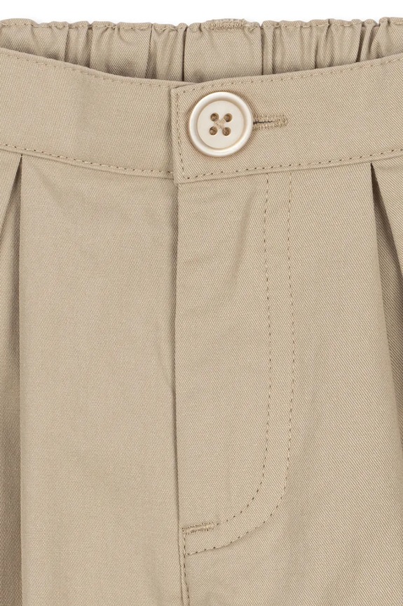 Konges Sløjd spodnie bawełniane dziecięce WILLO CHINOS GOTS beżowy KS105136.PPY2