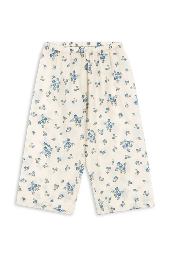 Detské bavlnené nohavice Konges Sløjd PACEY PANTS GOTS bavlna béžová KS105023.PPY2