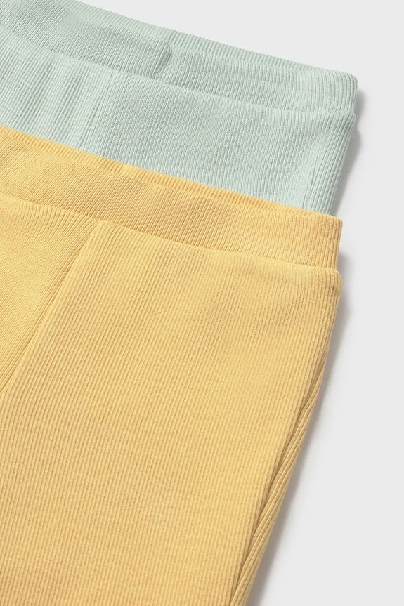 Mayoral Newborn pantaloni de trening pentru bebeluși 2-pack verde 1740.2A.Newborn.PPY2