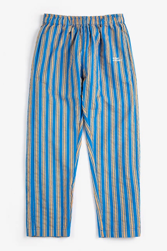 Bobo Choses pantaloni de bumbac pentru copii New Hairline 126AC092 albastru SS26