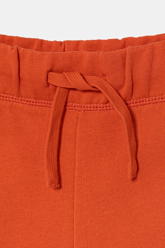Băieți United Colors of Benetton pantaloni de trening din bumbac pentru copii 3J68CF058.G.Stagionale portocaliu