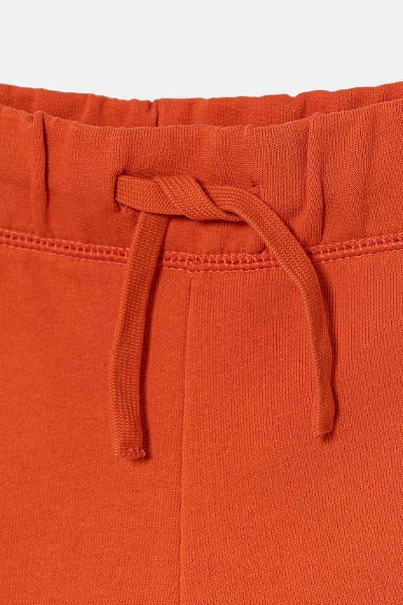 Băieți United Colors of Benetton pantaloni de trening din bumbac pentru copii 3J68CF058.G.Stagionale portocaliu