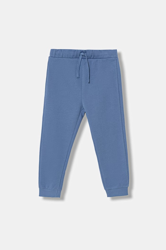 United Colors of Benetton pantaloni de trening din bumbac pentru copii bumbac albastru 3J70GF010.P.Riproposto