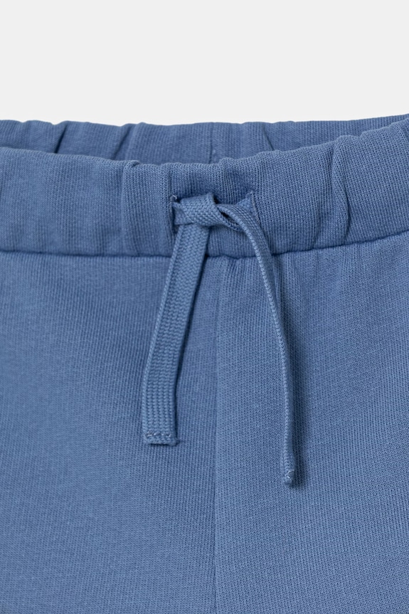 Băieți United Colors of Benetton pantaloni de trening din bumbac pentru copii 3J70GF010.P.Riproposto albastru