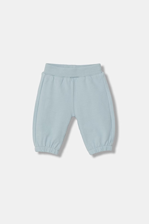 United Colors of Benetton pantaloni de trening pentru copii, din bumbac cu elastan albastru 35FNAF029.W.Stagionale