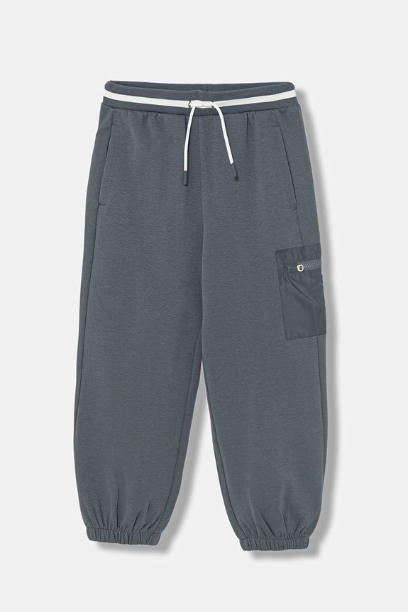 United Colors of Benetton Παντελόνι επίσημο παιδικά βαμβακερά γκρί 35JVCF072.G.Stagionale