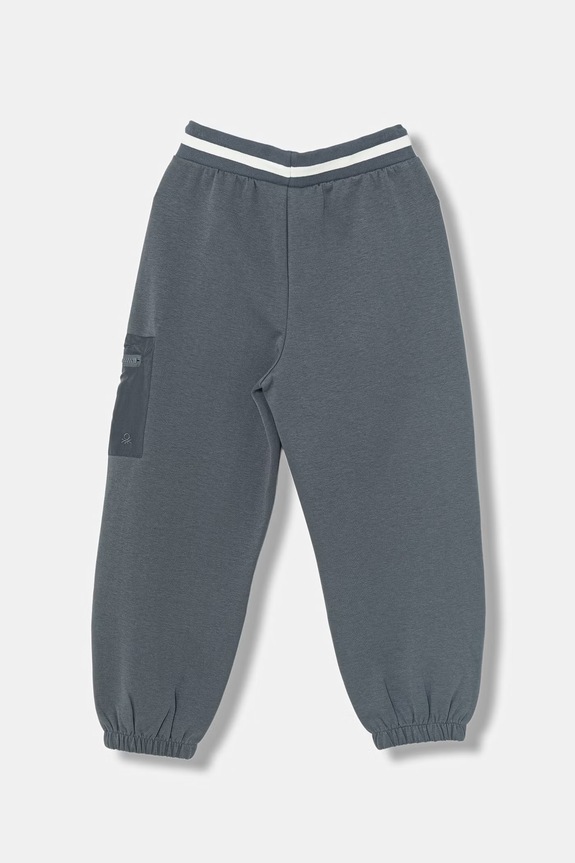 United Colors of Benetton Παντελόνι επίσημο παιδικά βαμβακερά 35JVCF072.G.Stagionale γκρί SS26