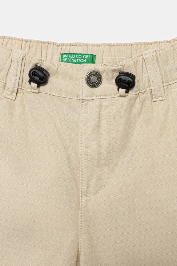 Chlapec United Colors of Benetton nohavice jogger detské bavlnené 456SGF01R.P.Stagionale béžová