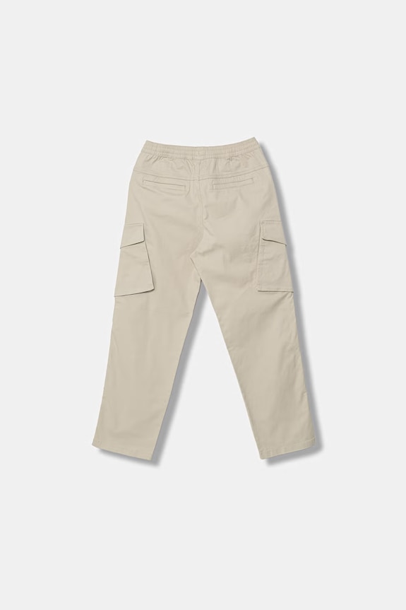 United Colors of Benetton spodnie dziecięce bawełniane z elastanem 4TCGCF05D.G.Stagionale beżowy SS26