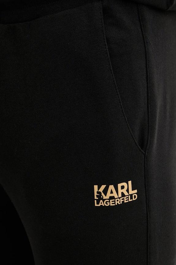 Bavlněné tepláky Karl Lagerfeld 561917.705782 černá