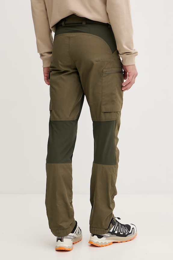Ρούχα Fjallraven παντελόνι πεζοπορίας Ανδρικό Kaipak F86550 πράσινο