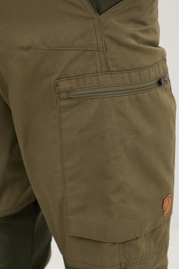 Fjallraven παντελόνι πεζοπορίας Ανδρικό Kaipak πράσινο F86550