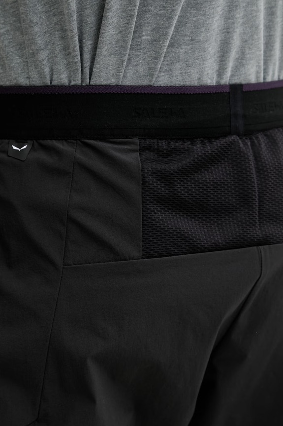 Salewa παντελόνι πεζοπορίας ανδρικό PEDROC 00.0000029305 μαύρο