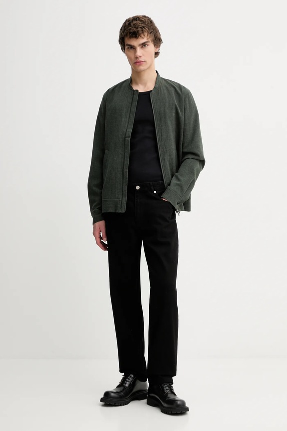 Les Deux spodnie bawełniane Ryder 100550012 czarny SS26