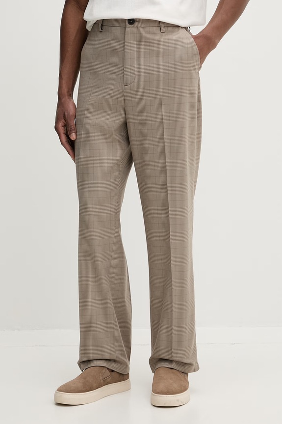 Les Deux pantaloni da abito da uomo Randall marrone 1001466