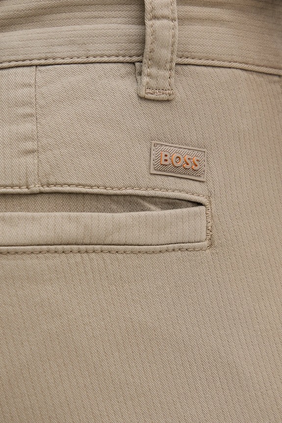 Hlače BOSS Orange Chino-Pleated-1 zelena 50559299