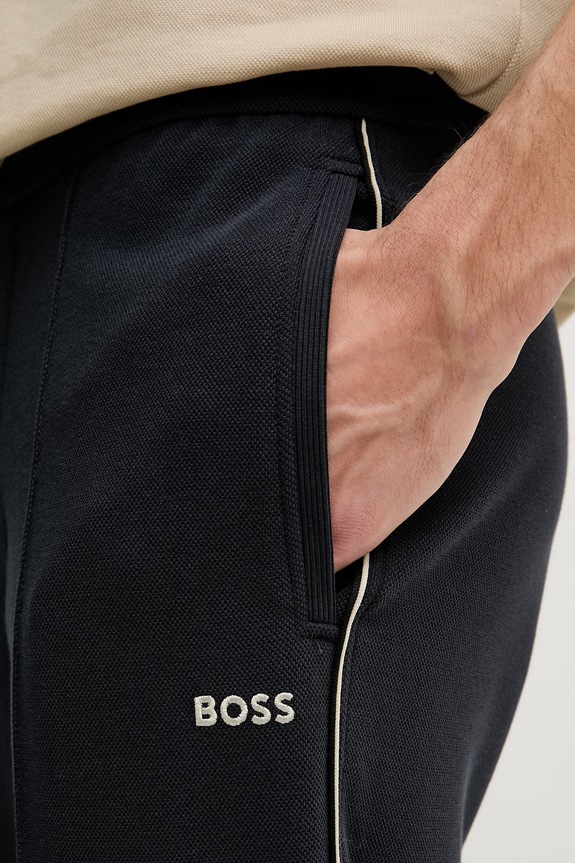BOSS Green spodnie dresowe męskie JT_Join Hadiko granatowy 50553574
