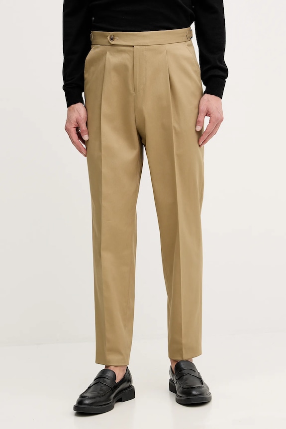 BOSS pantaloni C-Perino-PL-DTL-254 chinos verde 50556704