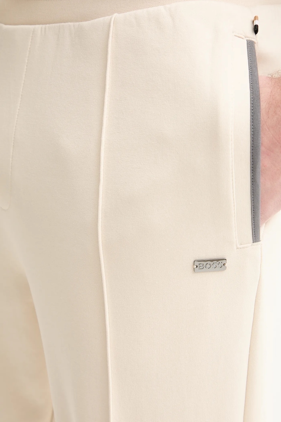 BOSS pantaloni de trening Sense Pants bej 50557197