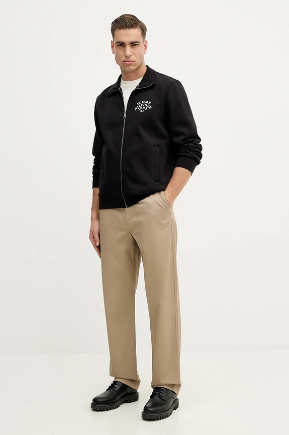Bavlnené nohavice Tommy Hilfiger MW0MW41914 hnedá SS26