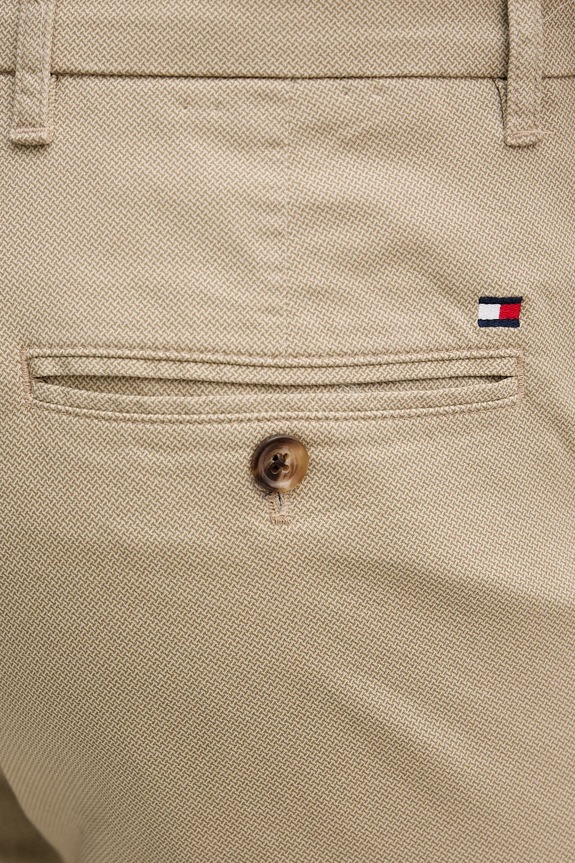 Tommy Hilfiger slim fit férfi pamuttal bézs MW0MW41924