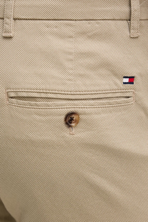 Tommy Hilfiger slim fit férfi pamuttal bézs MW0MW41924