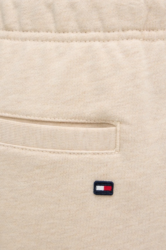 Bavlnené tepláky Tommy Hilfiger béžová MW0MW42537