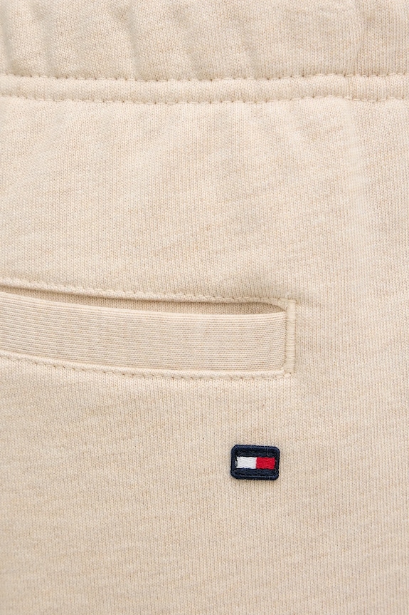 Bavlnené tepláky Tommy Hilfiger béžová MW0MW42537