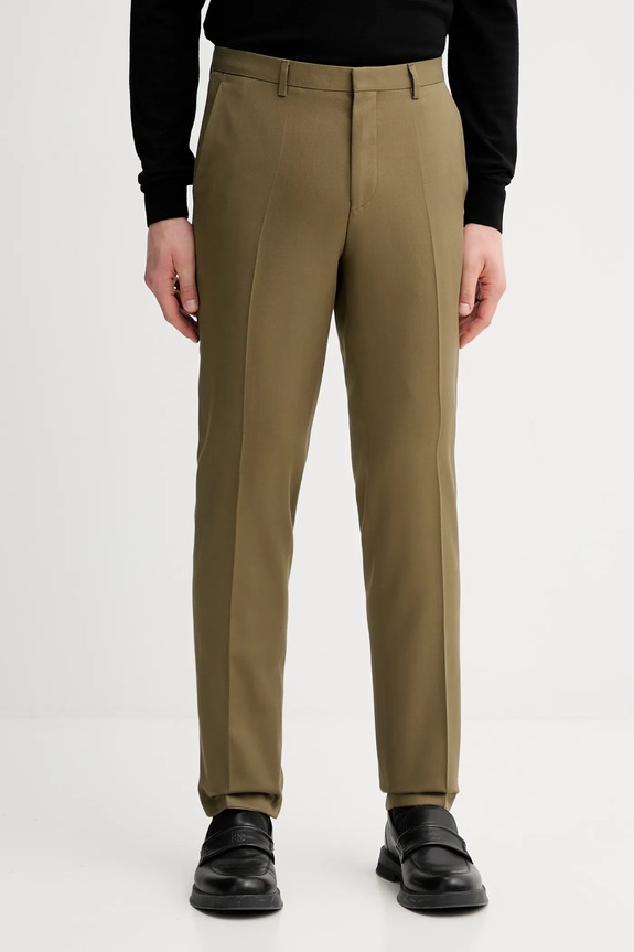 Nohavice HUGO Hesten253X chinos zelená 50554846