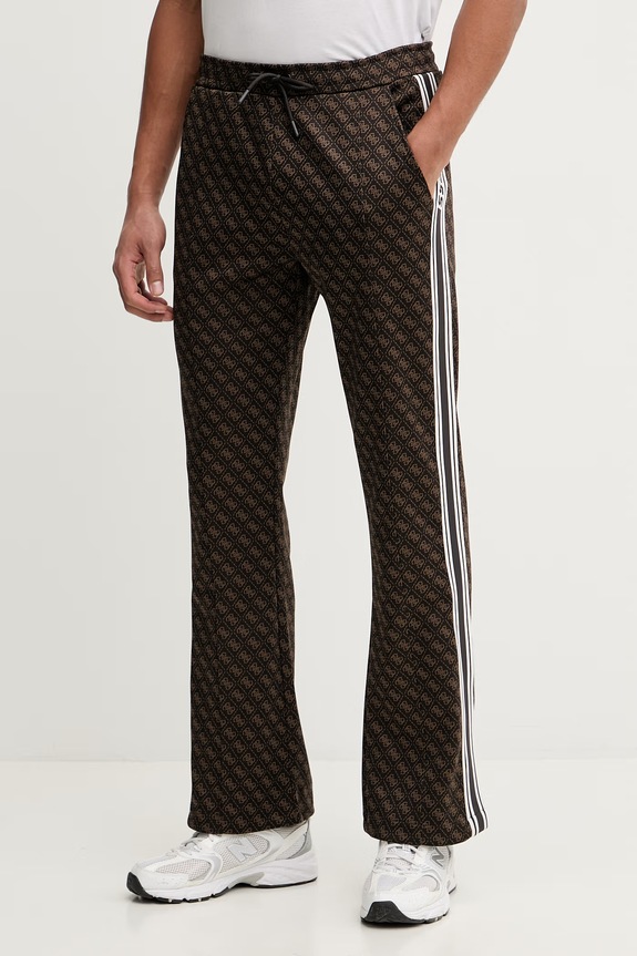 Tepláky Guess PARIMO nášivka hnědá Z5BB07.K2042