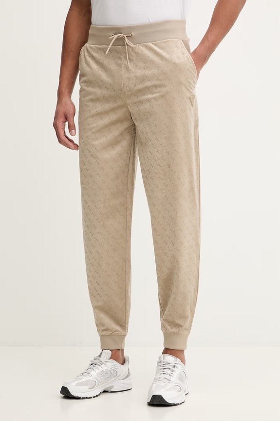 Спортивные штаны Guess COCHISE трикотаж бежевый Z6RB14.KD612