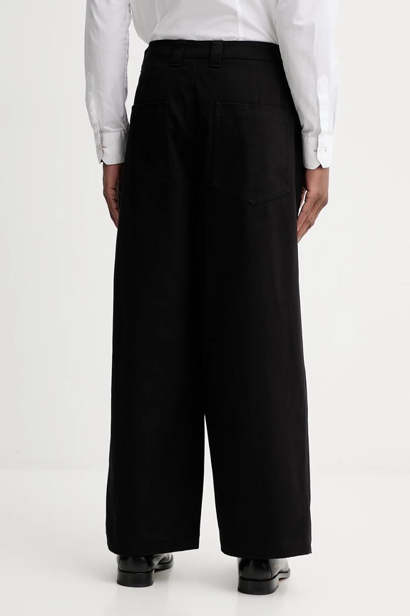 Îmbrăcăminte AllSaints pantaloni de bumbac M035TD negru