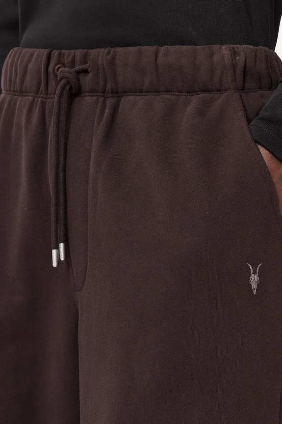 Abbigliamento AllSaints pantaloni tuta di cotone M032TD marrone