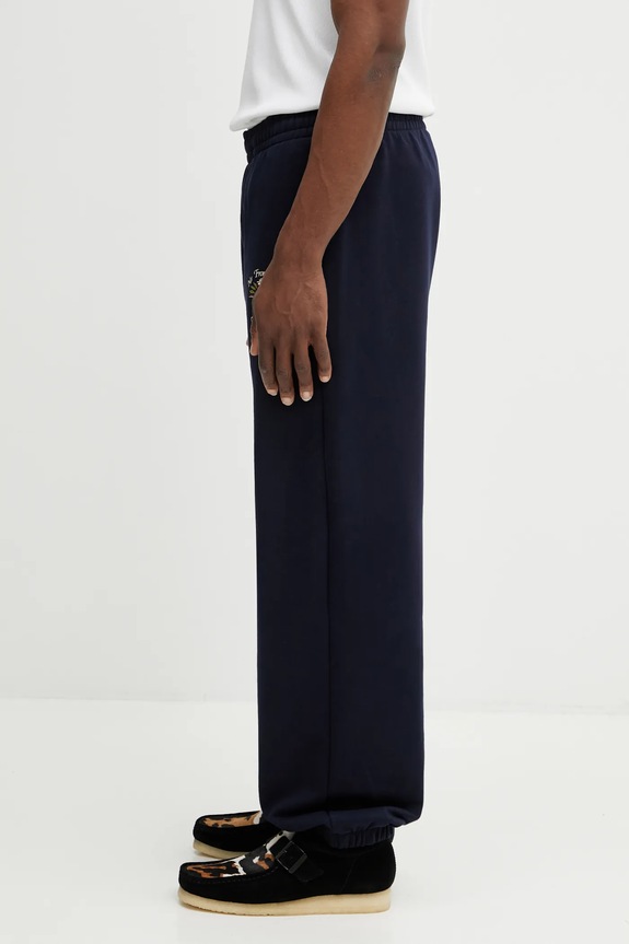 Drôle de Monsieur pantaloni de trening din bumbac Slogan Rose J.BP188.CO127.NY bleumarin SS26