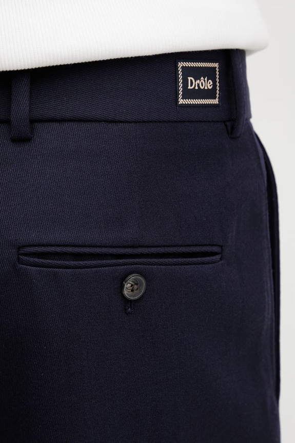 Drôle de Monsieur férfi alsó gyapjú hozzáadásával sötétkék K.BP192.PL144.NY