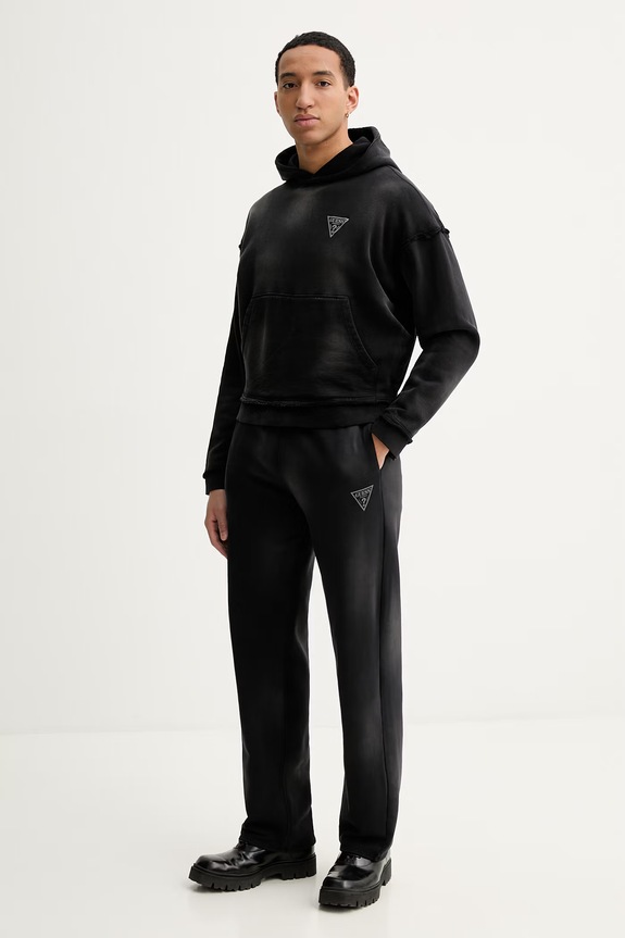 Guess Originals pantaloni de trening din bumbac M6RB66.KCPR1 negru SS26