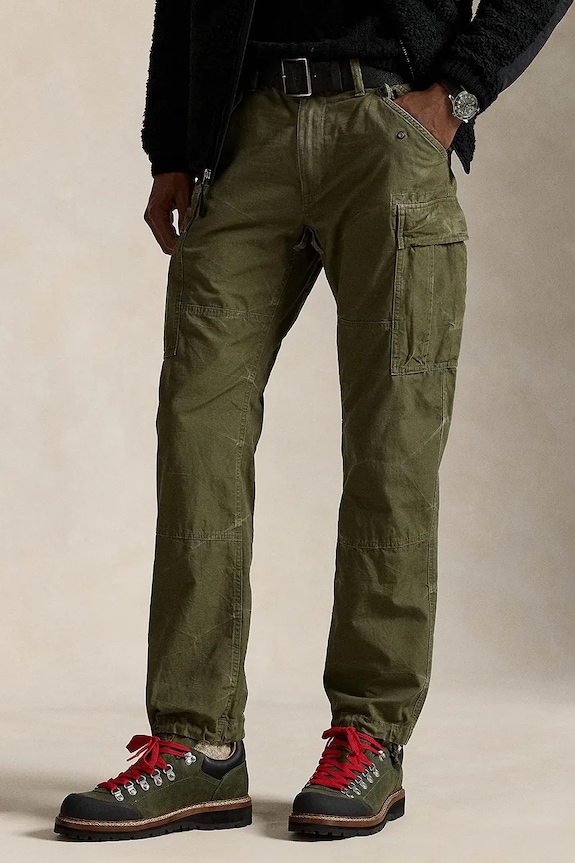 Polo Ralph Lauren pamut nadrág szövet zöld 710974518