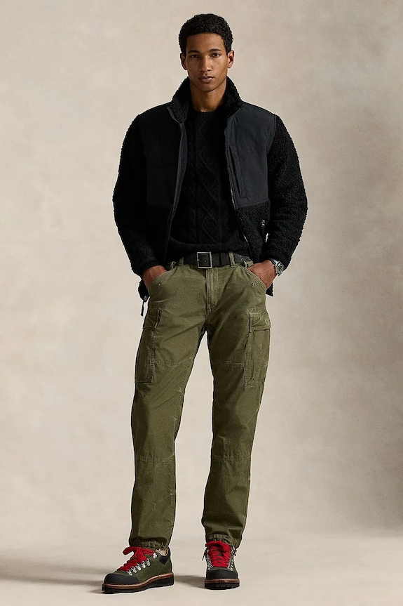 Ruházat Polo Ralph Lauren pamut nadrág 710974518 zöld