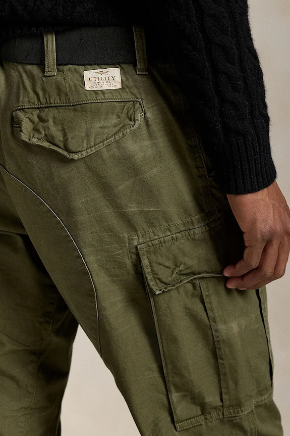 Polo Ralph Lauren pamut nadrág zöld 710974518