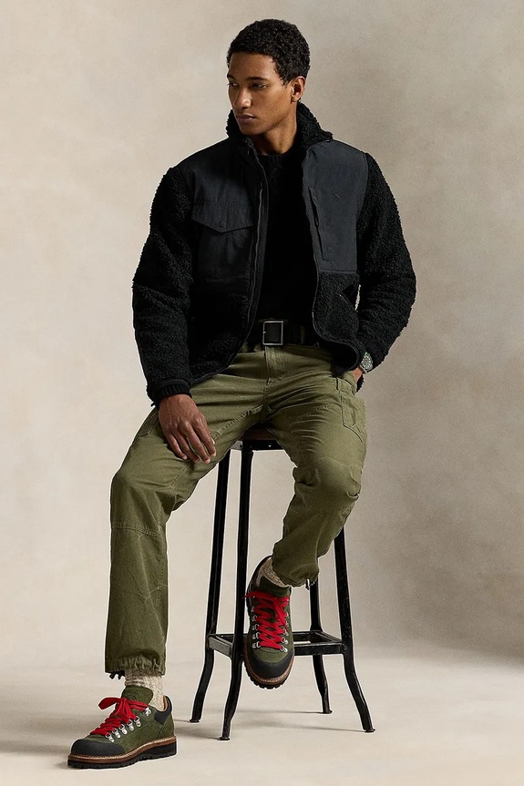 Polo Ralph Lauren pamut nadrág 710974518 zöld