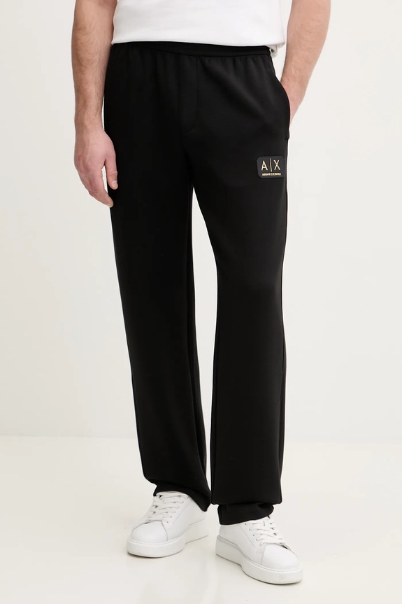 Tepláky Armani Exchange s elastanom čierna XM001774.AF19936