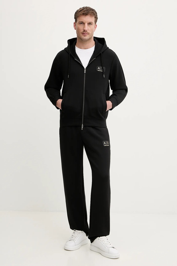 Tepláky Armani Exchange XM001774.AF19936 čierna SS26