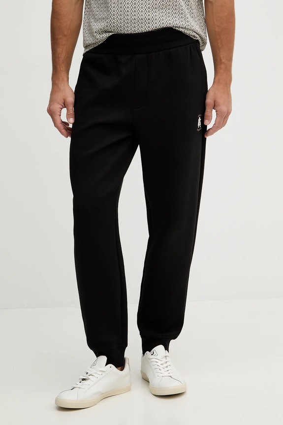 Armani Exchange pantaloni de trening tricotaj negru XM001778.AF10818