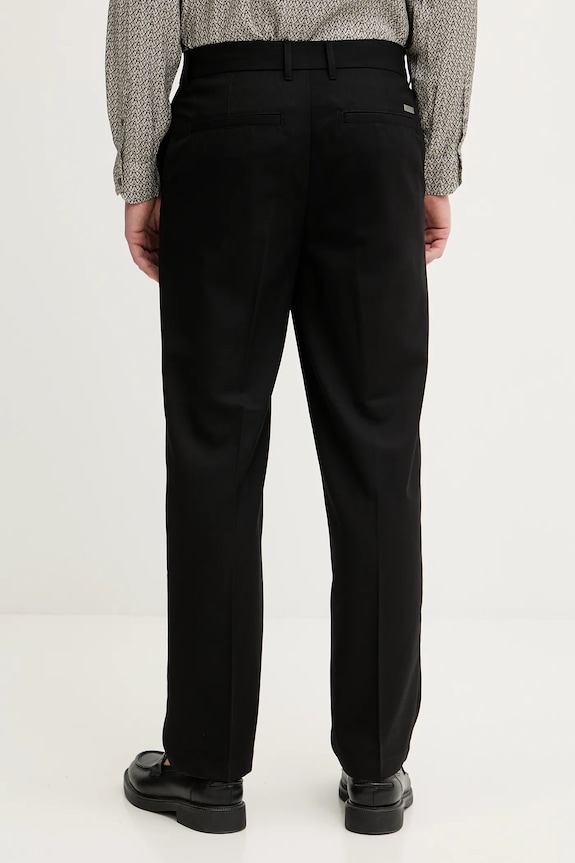 Oblečenie Nohavice s prímesou vlny Armani Exchange XM001816.AF21302 čierna