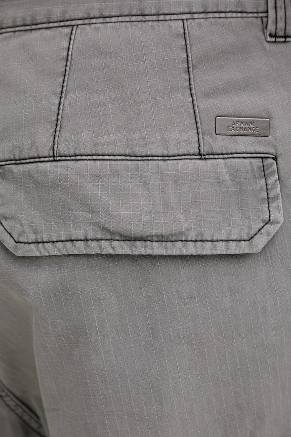 Armani Exchange spodnie bawełniane szary XM001828.AF18577