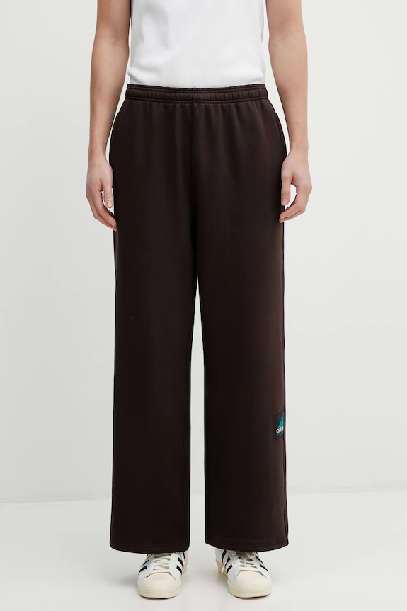adidas Originals spodnie dresowe Equipment Sweatpants dzianina brązowy KS0494
