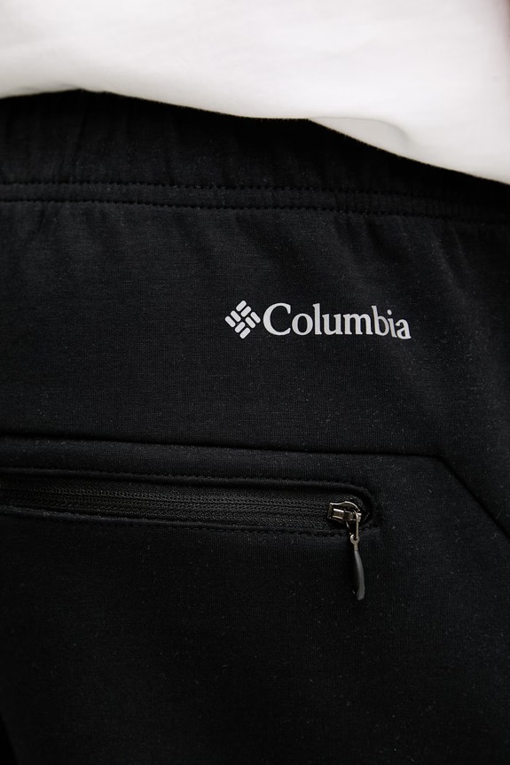 Columbia παντελόνι επίσημο Ανδρικό βαμβακερό μαύρο 2160681