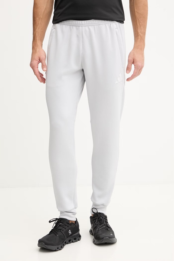 Παντελόνι προπόνησης adidas Performance Tiro 25 πλεκτό ύφασμα γκρί JC5138