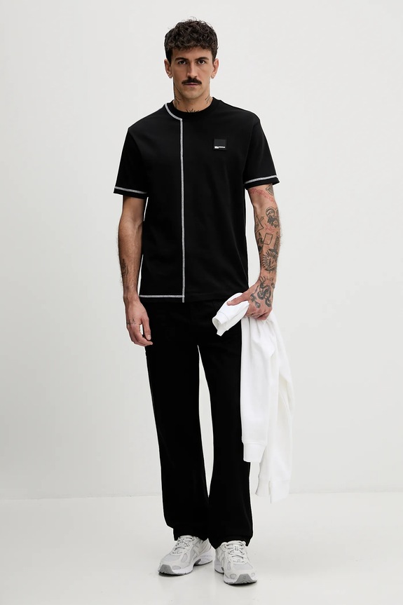 Παντελόνι Karl Lagerfeld Jeans B1M10031 μαύρο SS26
