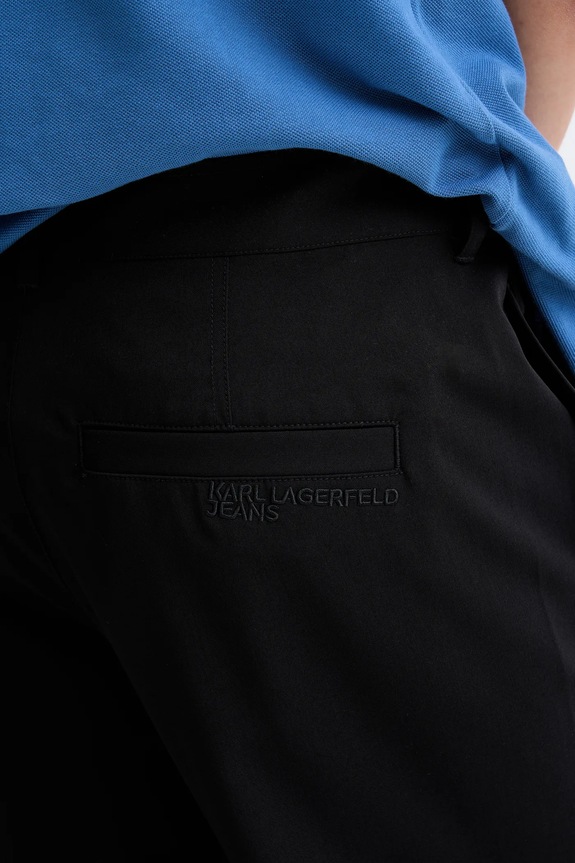 Nohavice Karl Lagerfeld Jeans čierna B1M10026